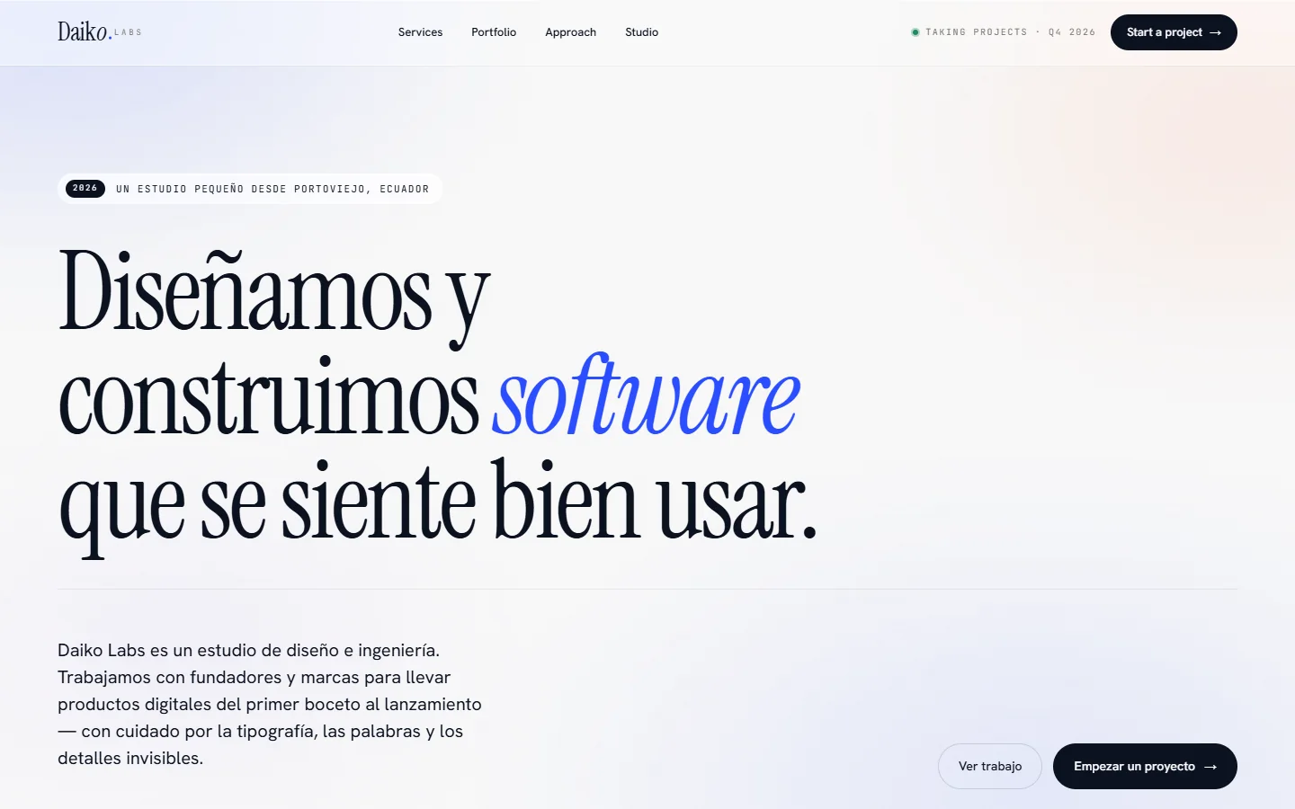 El sitio de Daiko Labs